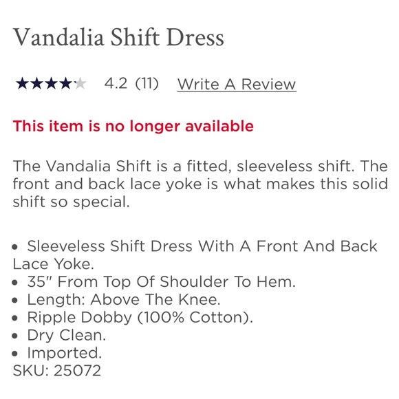 EUC Lilly Pulitzer serene blue Vandalia shift - Picture 15 of 15